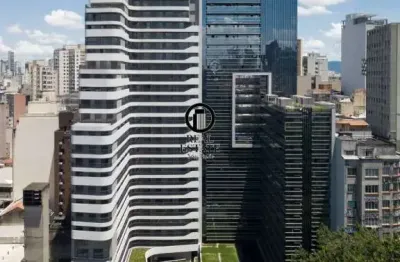 Apartamento para venda - 43.68m², 1 quarto, sendo 1 suites, centro