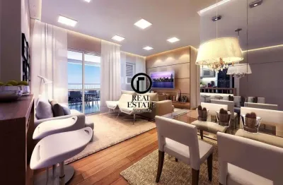 Apartamento para venda, 57m², 2 dormitórios (1 suíte), 1 vaga - mooca.