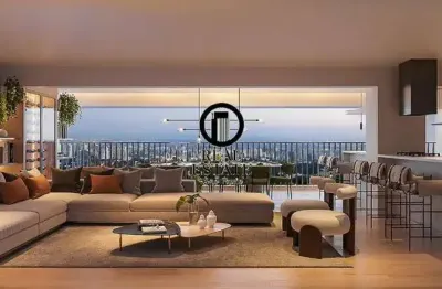 Apartamento para venda - 164m², 4 dormitórios, sendo 3 suítes, 2 vagas - brooklin novo
