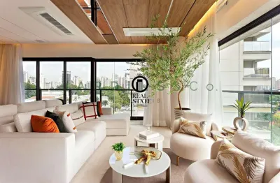 Apartamento para venda 306m², 4 dormitórios sendo 1 suíte e 6 vagas - santa cecilia