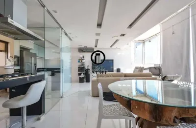 Cobertura duplex para venda - 73m², 1 dormitório, sendo 1 suites, 2 vagas - moema