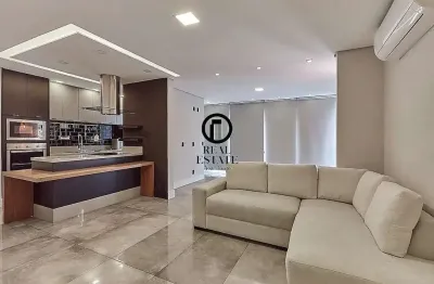 Apartamento para aluguel/ locação 81m², 1 dormitório sendo 1 suíte e 2 vagas - vila olimpia