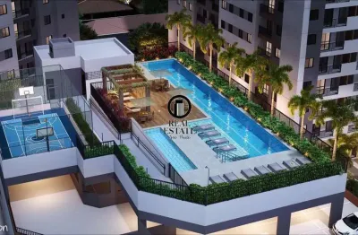 Apartamento para venda - 50m², 2 dormitórios sendo 1 suíte e 1 vaga - santo amaro.
