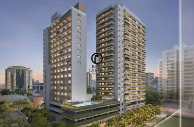 Apartamento para venda - 123m², 3 dormitórios, sendo 3 suites, 2 vagas - moema