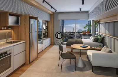 Apartamento para venda - 30m², 1 dormitórios - brooklin