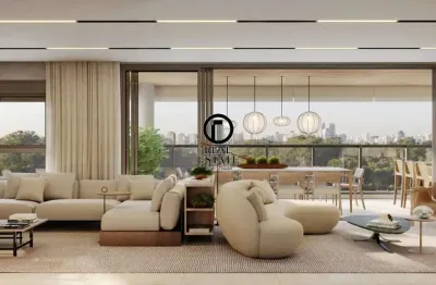 Apartamento para venda - 151m², 4 dormitórios, sendo 2 suítes e 2 vagas - brooklin paulista