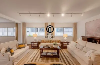 Apartamento para venda - 223m², 4 dormitórios, sendo 2 suites, 2 vagas - cerqueira césar