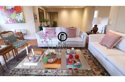 Apartamento para venda - 234m², 4 dormitórios, sendo 3 suites, 4 vagas - paraíso do morumbi