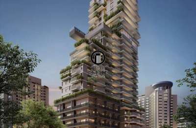 Apartamento para venda - 123.66m², 3 dormitórios, sendo 3 suites, 2 vagas - moema