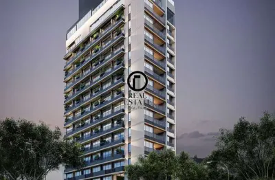 Apartamento para venda - 46.68m², 2 dormitórios, sendo 1 suites, jardim paulista