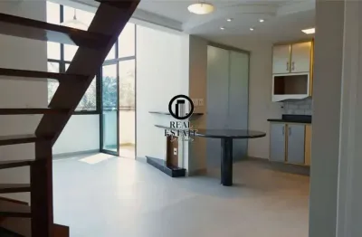 Apartamento duplex para venda 61m², 1 dormitório, sendo 1 suíte, 2 vaga - morumbi