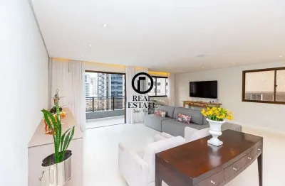 Apartamento para venda - 197m², 4 dormitórios, sendo 3 suites, 3 vagas - itaim bibi