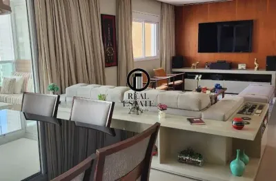 Apartamento para venda 161m², 3 dormitórios sendo 3 suítes e 3 vagas - campo belo