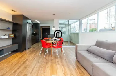 Apartamento para venda - 64m², 1 quarto, sendo 1 suites, 1 vagas - chácara santo antônio (zona sul)