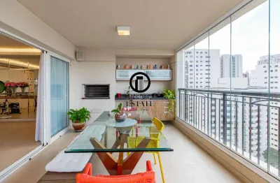 Apartamento para venda - 210m², 3 dormitórios, sendo 3 suites, 3 vagas - moema
