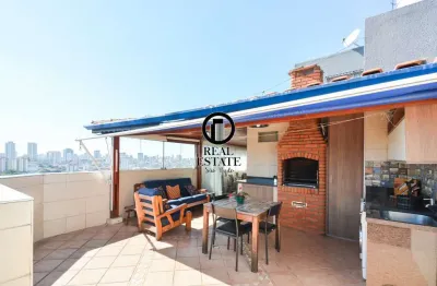 Cobertura duplex para venda - 127m², 3 dormitórios, 2 vagas - tatuapé