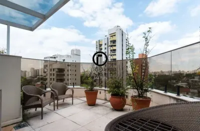 Cobertura duplex para venda - 389m², 3 dormitórios, sendo 3 suites, 4 vagas - moema
