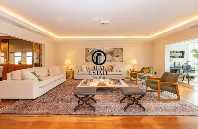 Apartamento para venda - 306m², 4 dormitórios, sendo 3 suites, 4 vagas - indianópolis