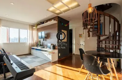 Cobertura duplex para venda - 107m², 2 dormitórios, 1 vaga - vila gumercindo