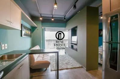 Apartamento para aluguel/locação 42m², 1 dormitório e 1 vaga - bela vista
