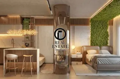 Apartamento à venda - 50m², 1 quarto, sendo 1 suíte, brooklin