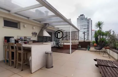 Cobertura duplex para venda - 191m², 2 quartos, sendo 1 suites, 3 vagas - campo belo