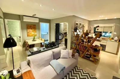 Apartamento á venda 82m², 2 quartos sendo 2 suítes e 2 vagas - chácara santo antonio