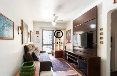 Apartamento à venda - 44.5m², 1 quarto, sendo 1 suíte, 1 vaga - itaim bibi