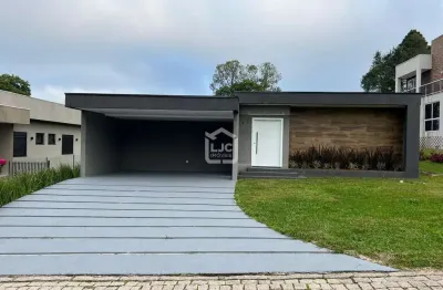 Casa térrea em condomínio fechado, área rural de araucária, araucaria - pr