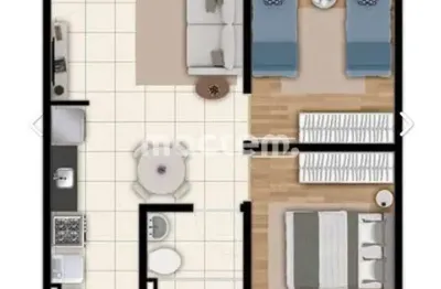 Apartamento com 2 quartos a venda no condominio vitta valentina figueireido