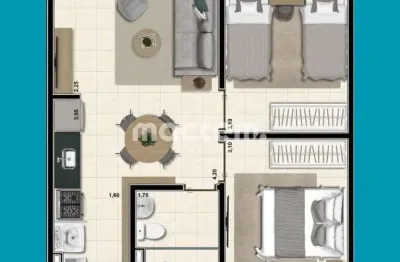 Apartamento com 2 quartos à venda no Chácaras Pedro Corrêa de Carvalho, Ribeirão Preto 