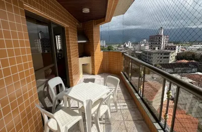 Lindo apartamento 2 dormitórios em frente à feirinha de artesanato da vila caiçara, praia grande-sp.