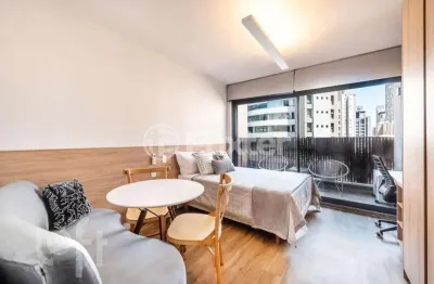 Kitnet / stúdio à venda na alameda dos jurupis, 813, indianópolis, são paulo, 26 m2 por r$ 535.000