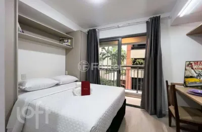 Kitnet / stúdio à venda na alameda jauaperi, 299, moema, são paulo, 21 m2 por r$ 530.000