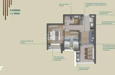 Apartamento com 2 quartos à venda na rua soriano de sousa, 70, tatuapé, são paulo, 48 m2 por r$ 660.000