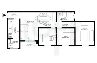 Apartamento com 3 quartos à venda na rua manguari, 501, jardim andaraí, são paulo, 68 m2 por r$ 372.000