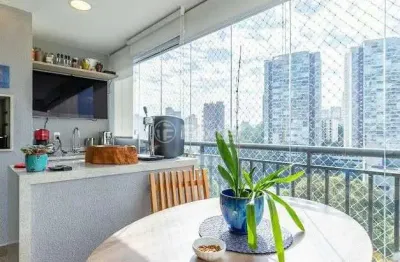 Apartamento com 1 quarto à venda na rua doutor luiz migliano, 1870, jardim caboré, são paulo, 130 m2 por r$ 1.250.000