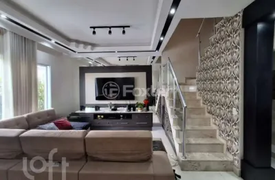 Casa em condomínio fechado com 3 quartos à venda na rua maracatu, 85, chácara canta galo, cotia, 120 m2 por r$ 900.000
