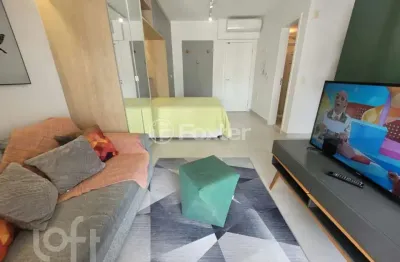 Apartamento com 1 quarto à venda na avenida aratãs, 400, indianópolis, são paulo, 37 m2 por r$ 700.000