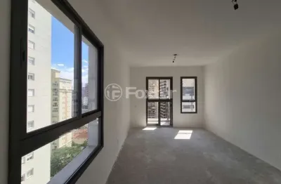 Kitnet / stúdio à venda na rua sebastião gomes, 71, brooklin paulista, são paulo, 32 m2 por r$ 455.000