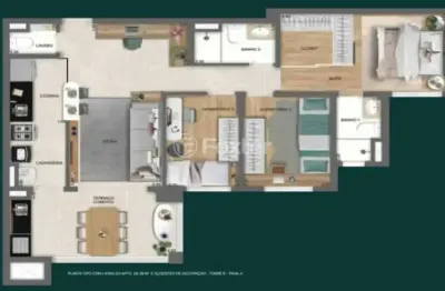 Apartamento com 3 quartos à venda na rua ocrísia, 100, city américa, são paulo, 87 m2 por r$ 870.000