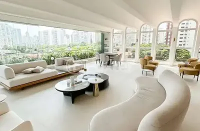 Apartamento com 4 quartos à venda na rua roque petrella, 335, vila cordeiro, são paulo, 341 m2 por r$ 4.999.000
