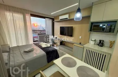 Kitnet / stúdio à venda na avenida regente feijó, 24, vila regente feijó, são paulo, 30 m2 por r$ 590.000
