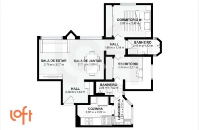 Apartamento com 2 quartos à venda na rua thomaz antônio villani, 401, vila santa maria, são paulo, 61 m2 por r$ 378.500