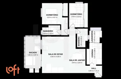 Apartamento com 3 quartos à venda na rua amapá, 116, vila canero, são paulo, 75 m2 por r$ 730.000