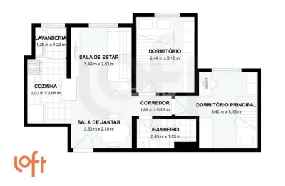 Apartamento com 2 quartos à venda na avenida nelson palma travassos, 374, loteamento city jaragua, são paulo, 44 m2 por r$ 230.000