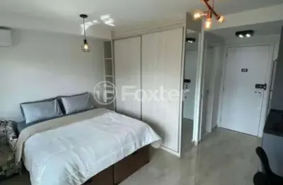 Apartamento com 1 quarto à venda na avenida dos carinás, 301, moema, são paulo, 26 m2 por r$ 500.000