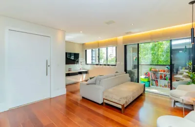 Apartamento com 3 quartos à venda na avenida ibijaú, 322, moema, são paulo, 121 m2 por r$ 2.150.000