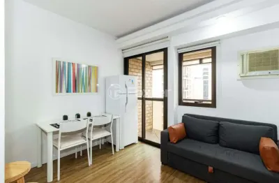 Apartamento com 1 quarto à venda na avenida ibijaú, 364, moema, são paulo, 37 m2 por r$ 494.000