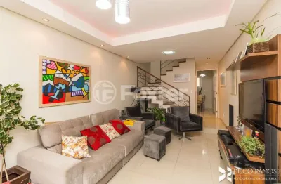 Casa em condomínio fechado com 3 quartos à venda na avenida arnaldo bohrer, 184, teresópolis, porto alegre, 118 m2 por r$ 599.000